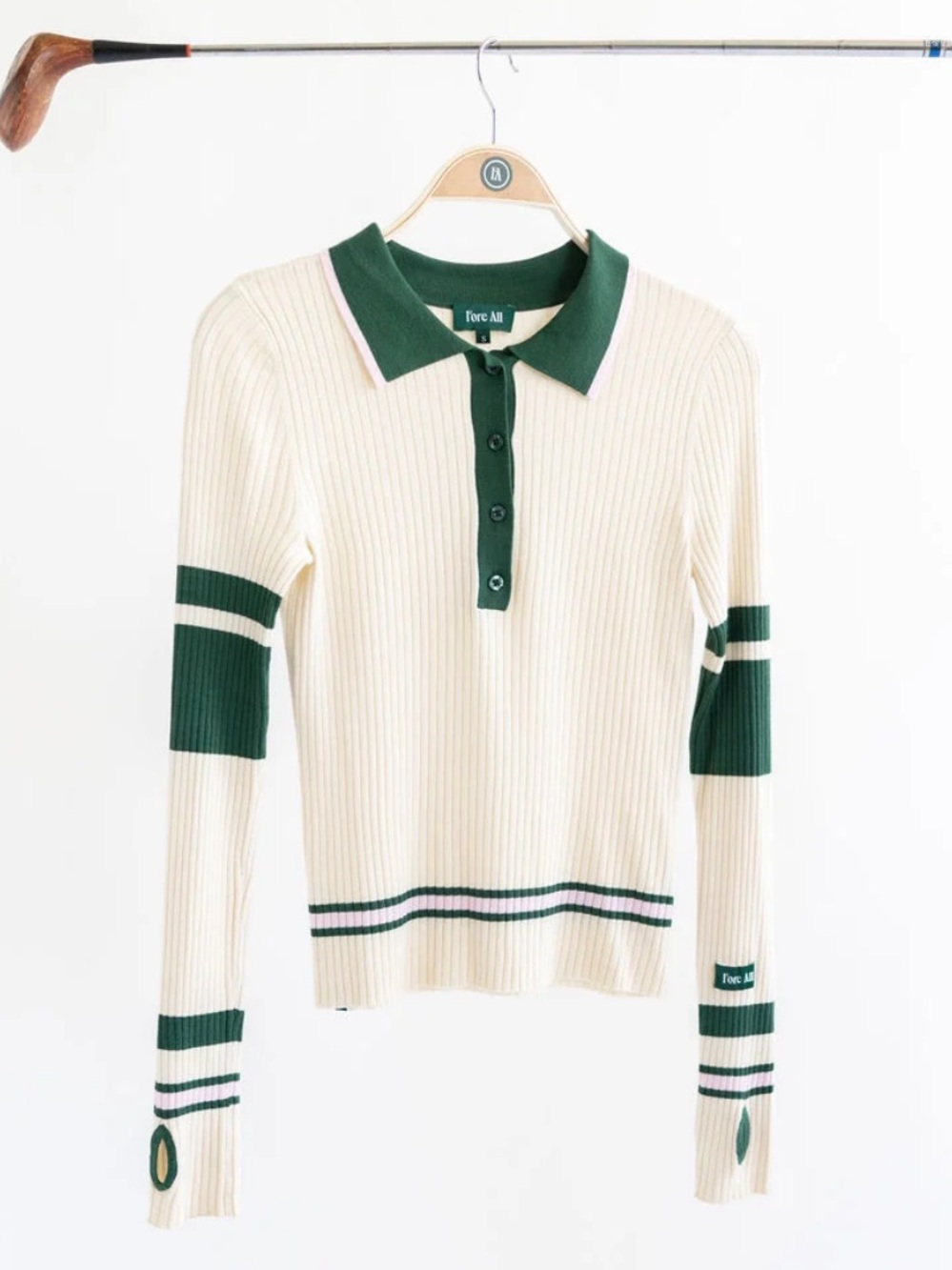 Fore All Royal Ribbed Long Sleeve